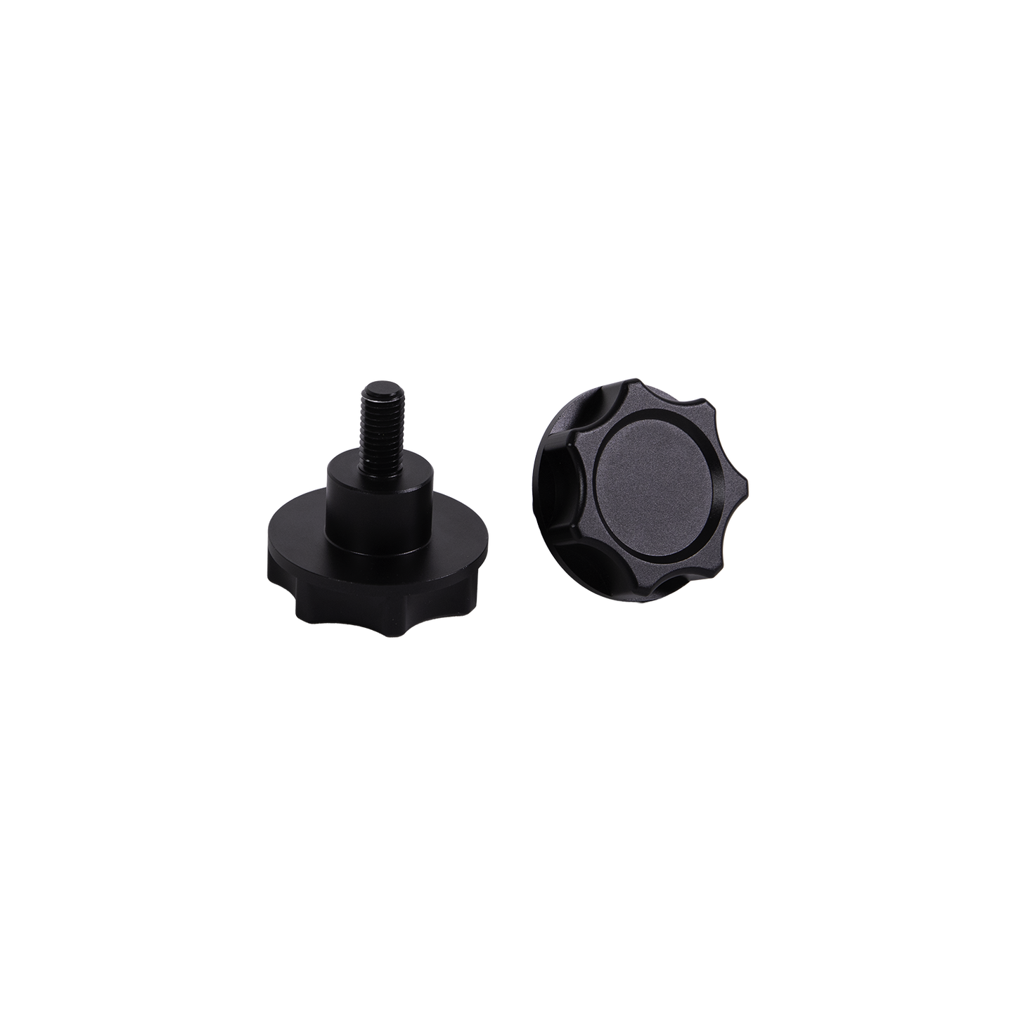 Black Heavy-Duty Aluminium CNC Screw Knobs – Sniper Screen